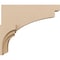 Ekena Millwork 4"W x 4"D x 8"H Wide Rockford Rough Cedar Woodgrain TimberThane Corbel, Primed Tan CORUR04X04X08ROCRCPR - alternate 4